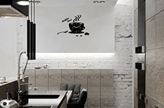 Modern falióra Cup Clock NH015